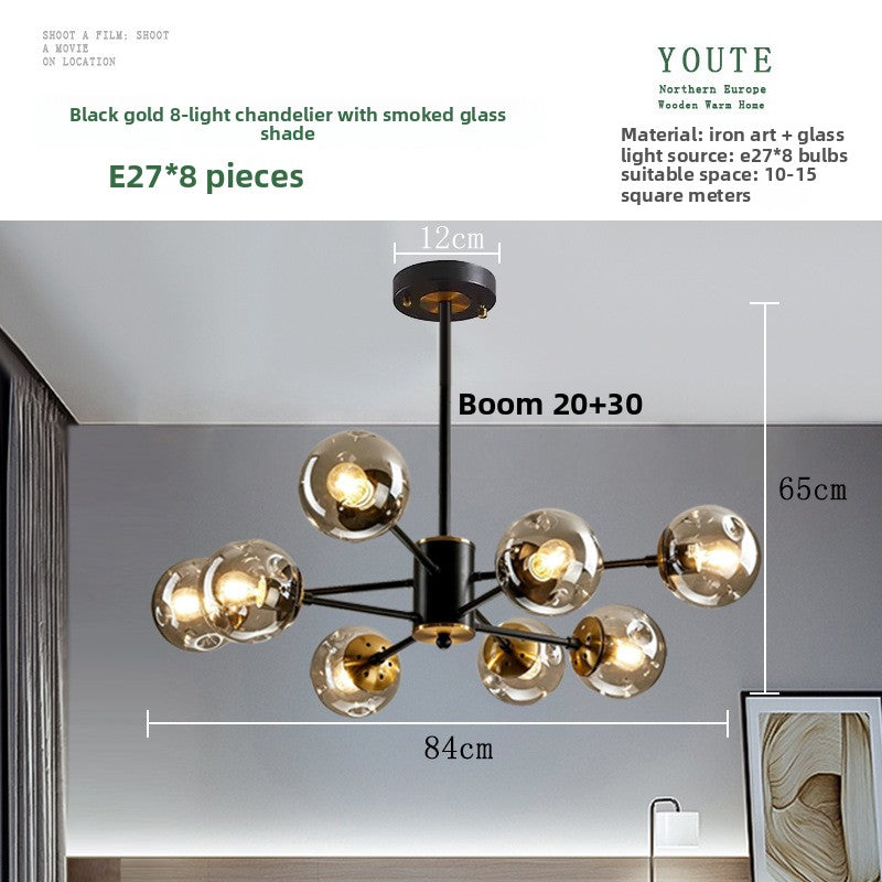 Glass Chandelier Light