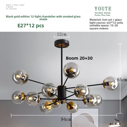 Glass Chandelier Light
