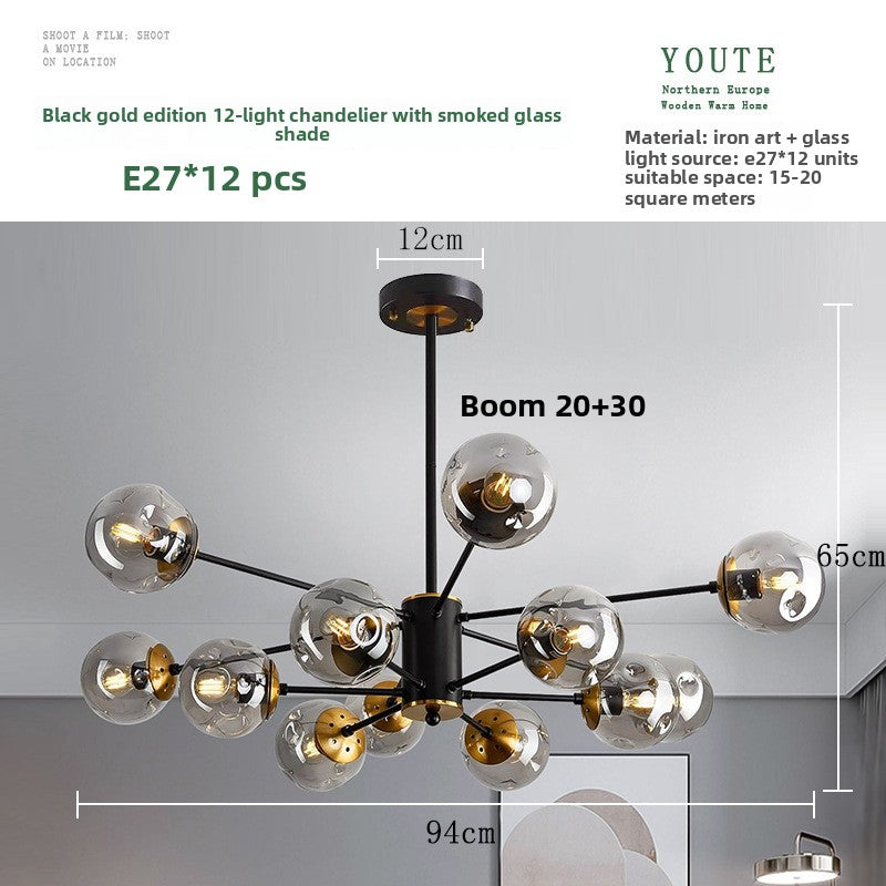 Glass Chandelier Light