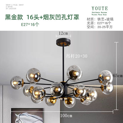 Glass Chandelier Light