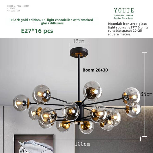 Glass Chandelier Light