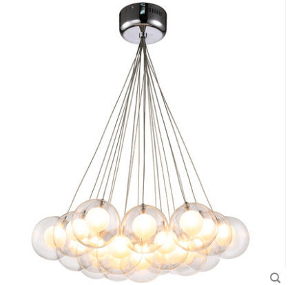 Glass chandelier