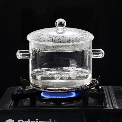 Glass Cooking Pot with Lid