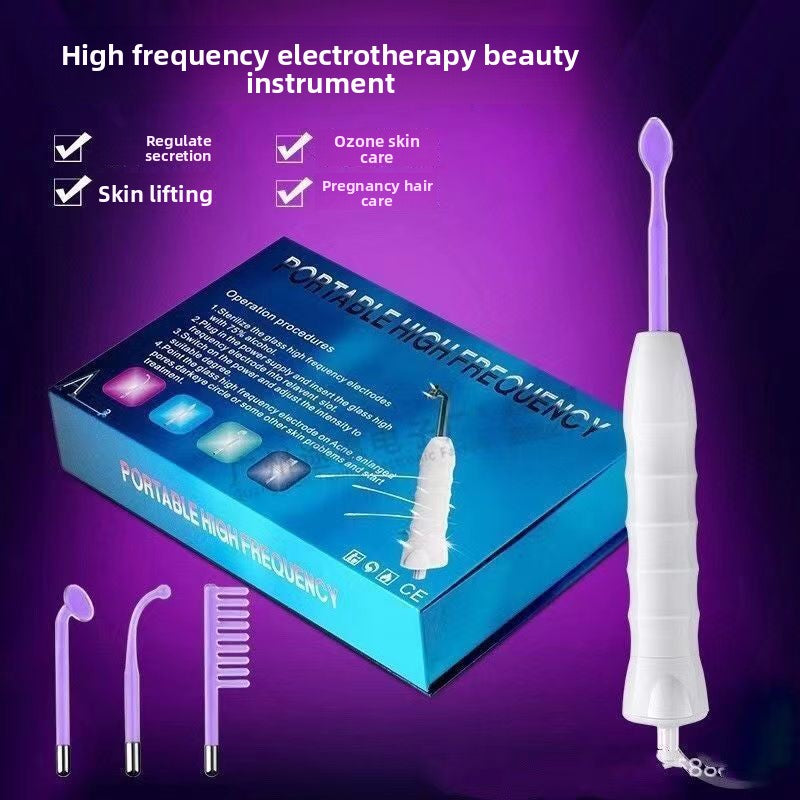 Glass Electrotherapy Beauty Stick Set