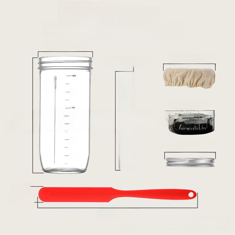 Glass fermentation jar