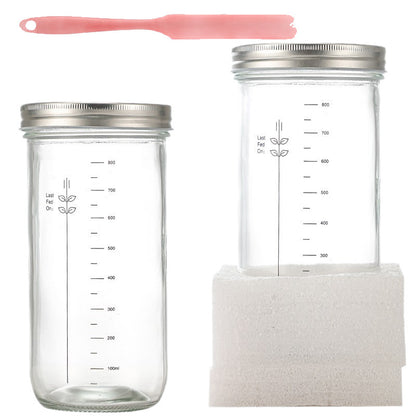 Glass Fermentation Jar with Thermometer
