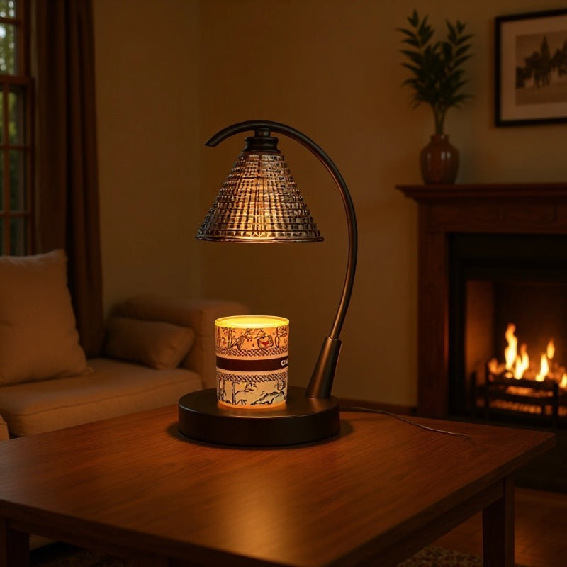 Glass Flameless Wax Melting Lamp