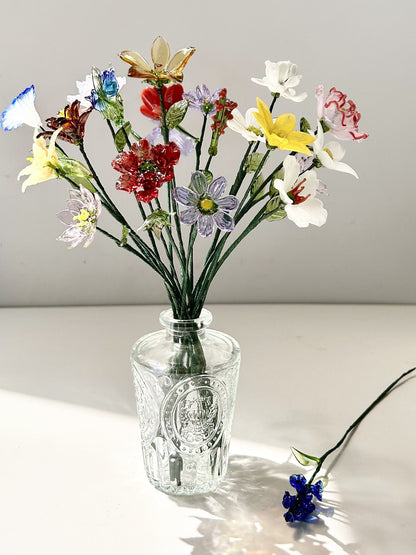 Glass Flower Ornament