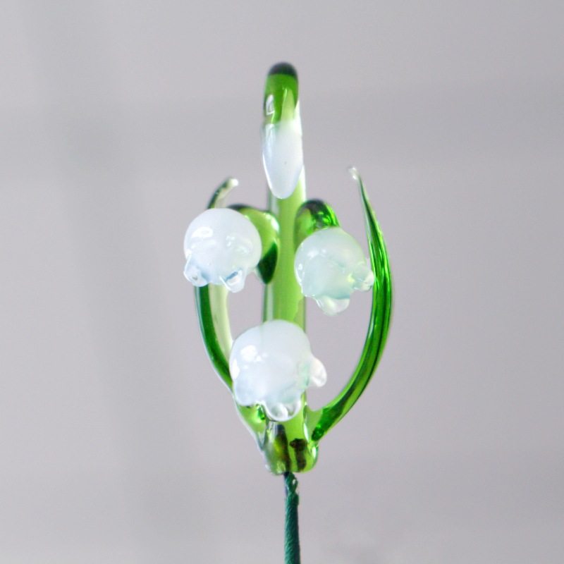 Glass Flower Ornament