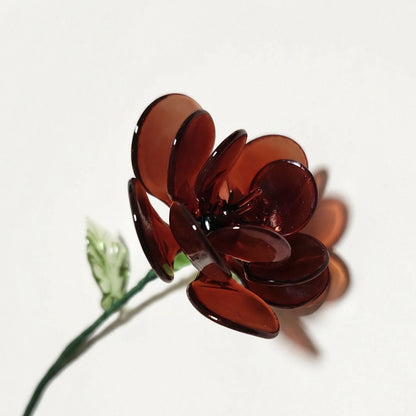 Glass Flower Ornament