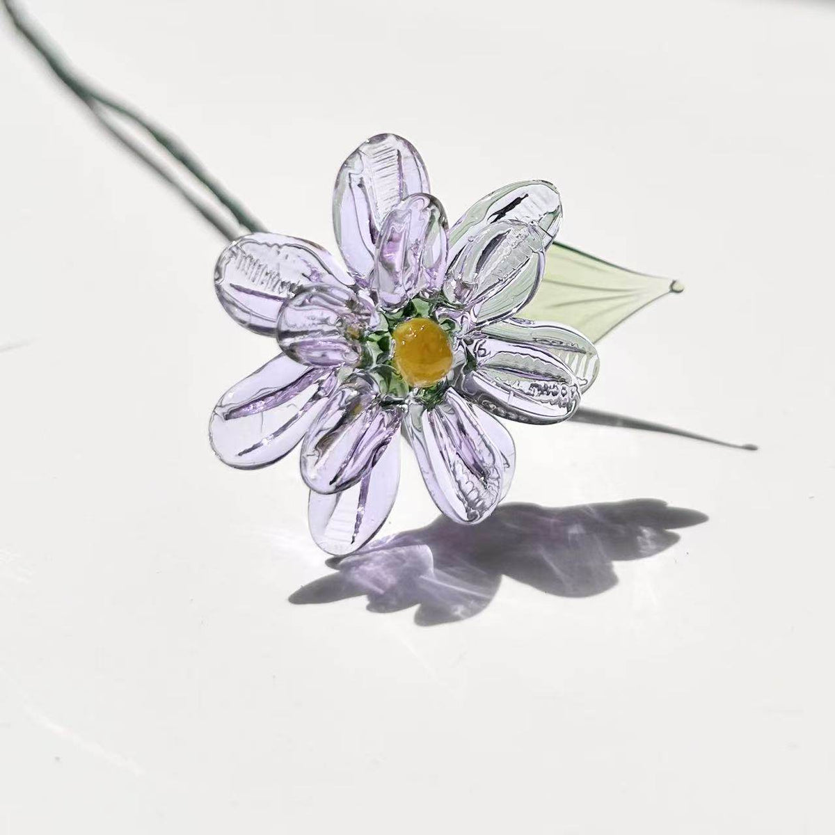Glass Flower Ornament
