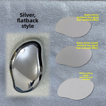 Glass Frosted Hair Remover and Exfoliator for Home Beauty Use