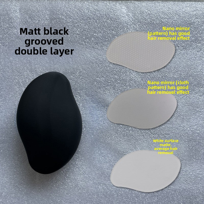 Glass hair removal device