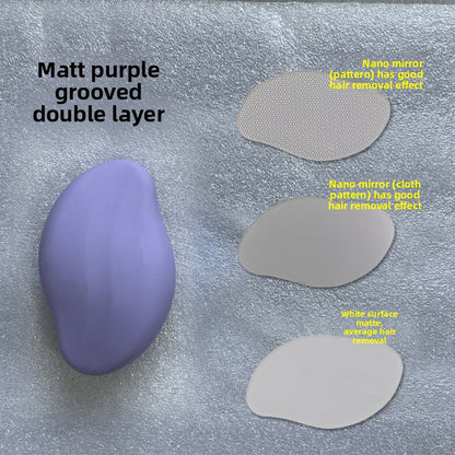 Glass hair removal device