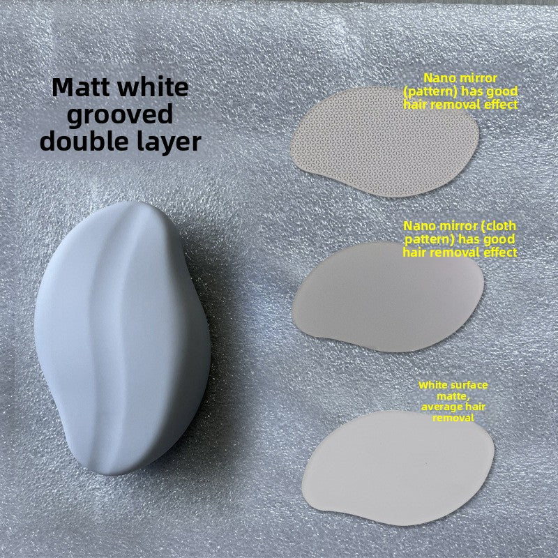 Glass hair removal device