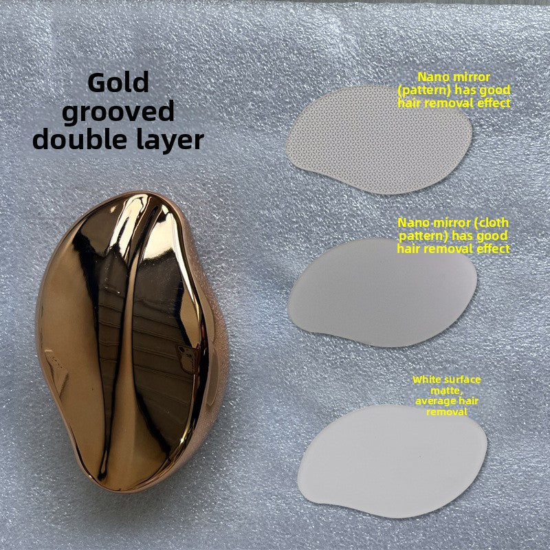 Glass hair removal device