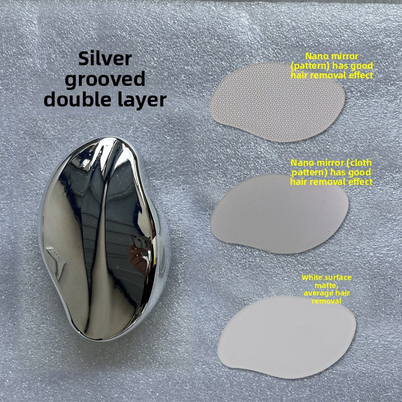 Glass hair removal device