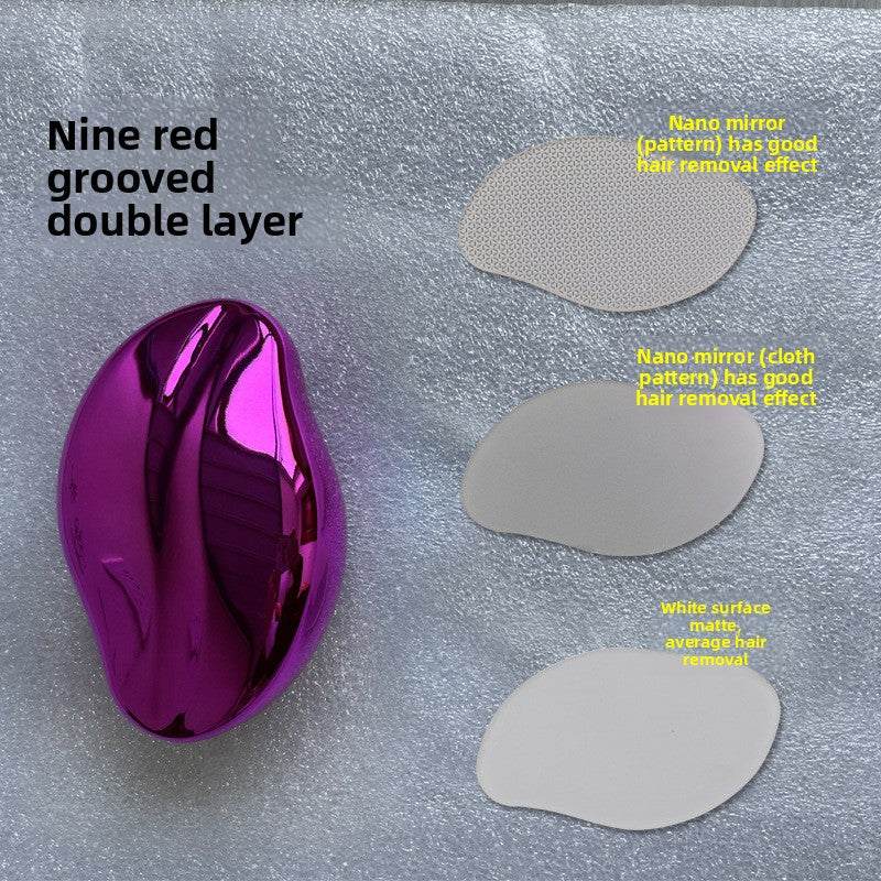 Glass hair removal device
