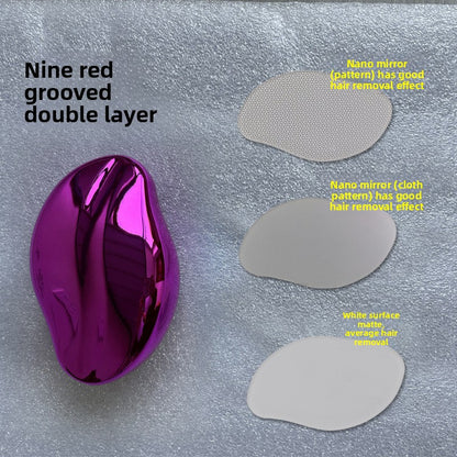 Glass hair removal device