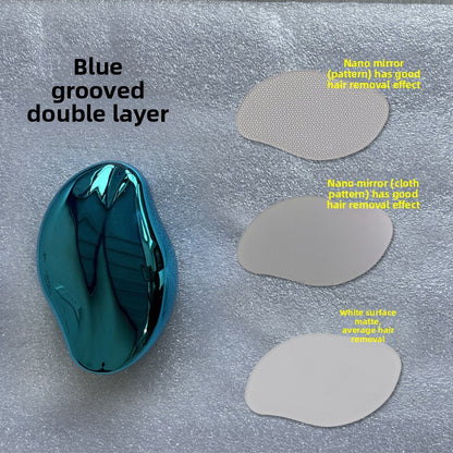 Glass hair removal device