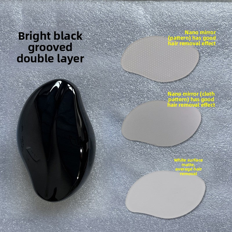 Glass hair removal device