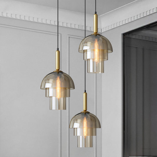 Glass Hanging Chandelier