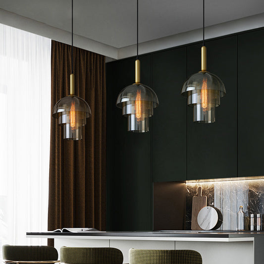 Glass Hanging Chandelier