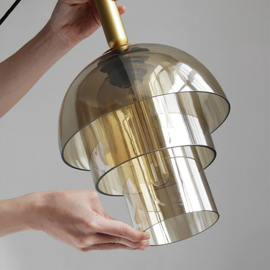 Glass Hanging Chandelier