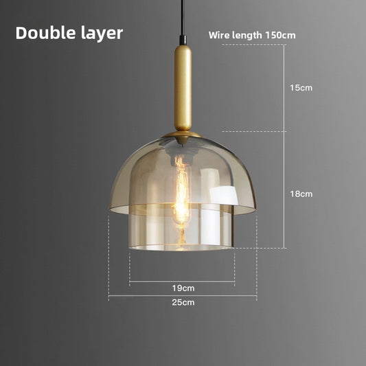 Glass Hanging Chandelier