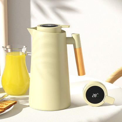 Glass Inner Coffee Pot with Temperature Measurement Lid