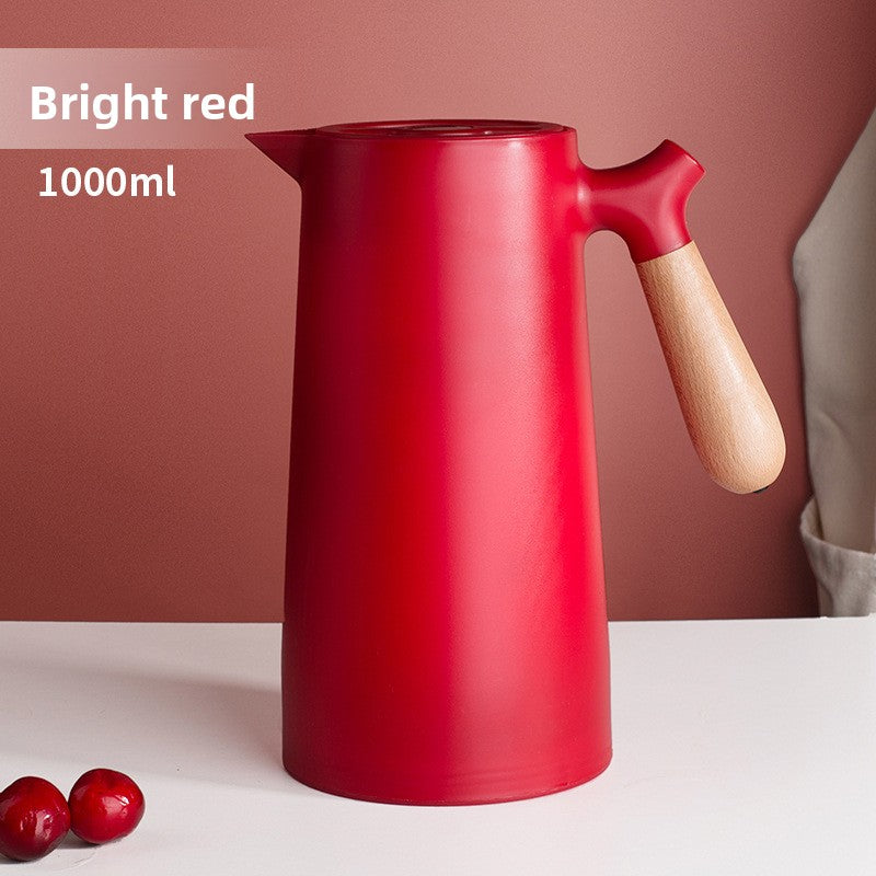 Glass Inner Coffee Pot with Temperature Measurement Lid