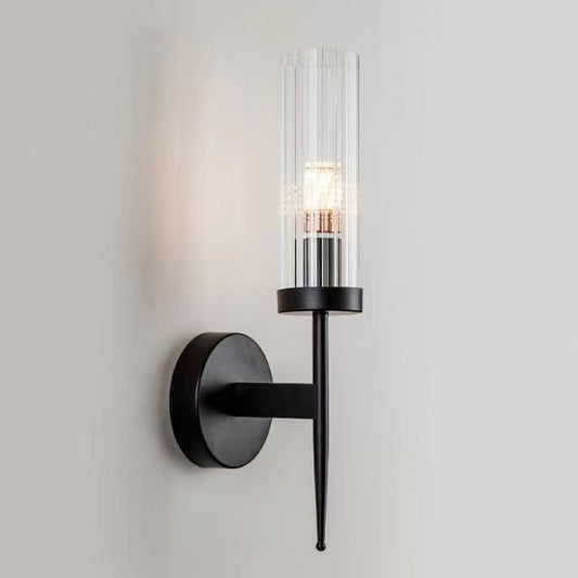 Glass LED wall lamp
