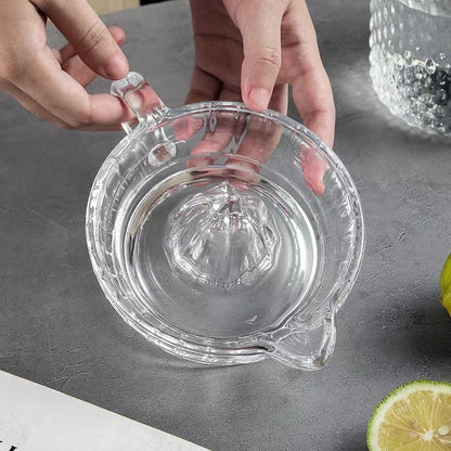 Glass Manual Juicer Household Fruit Press