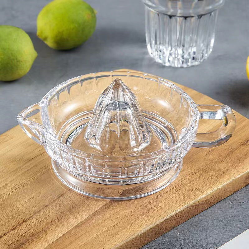 Glass Manual Juicer Household Fruit Press
