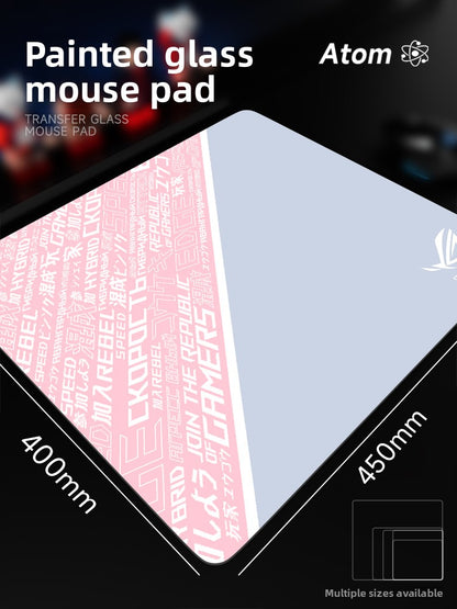 Glass mouse pad