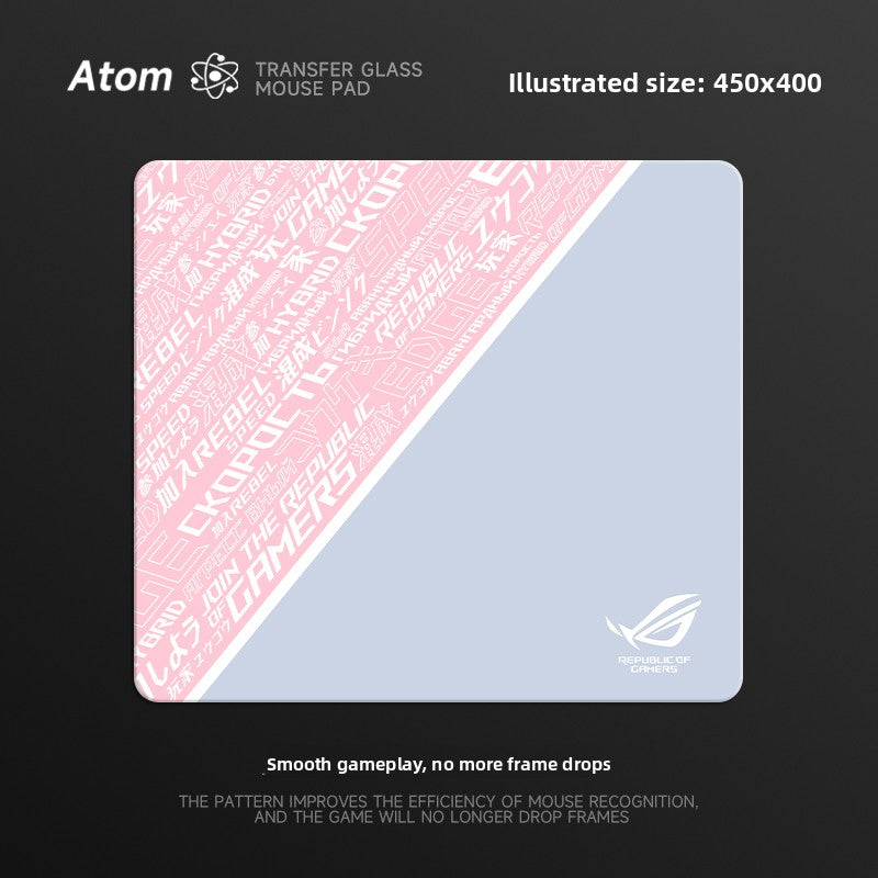 Glass mouse pad
