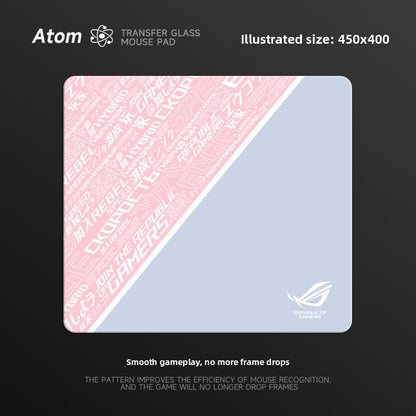 Glass mouse pad