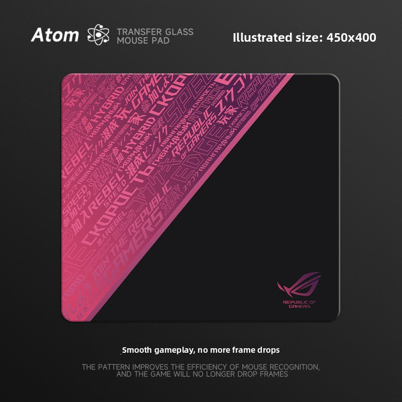 Glass mouse pad