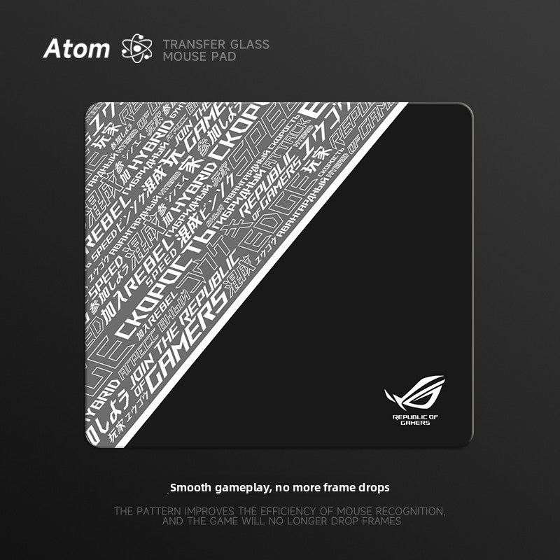 Glass mouse pad