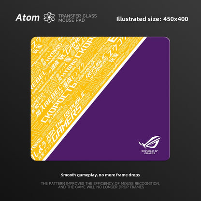 Glass mouse pad