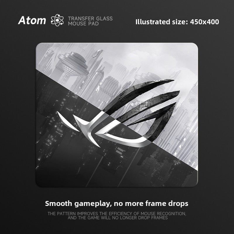 Glass mouse pad