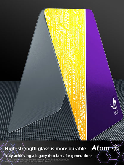Glass mouse pad