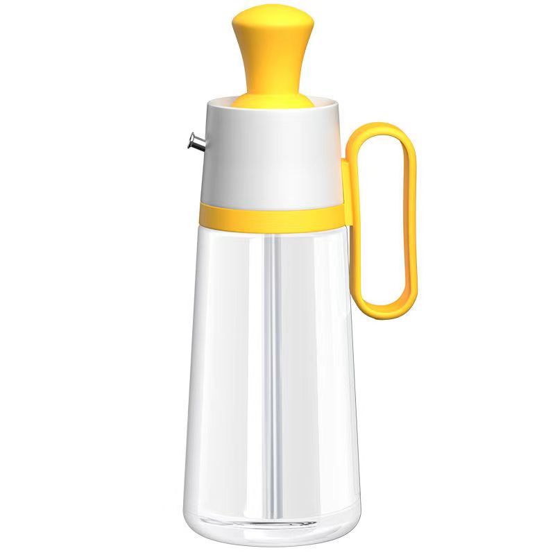 Glass Oil Bottle with Silicone Brush