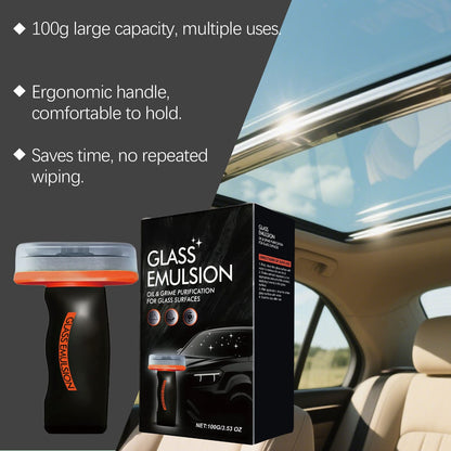 Glass Oil Film Cleaning Brush for Car Windows