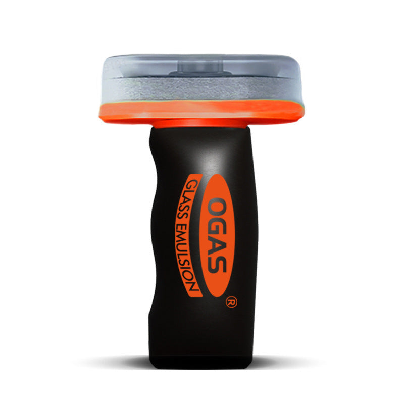 Glass oil removal handle