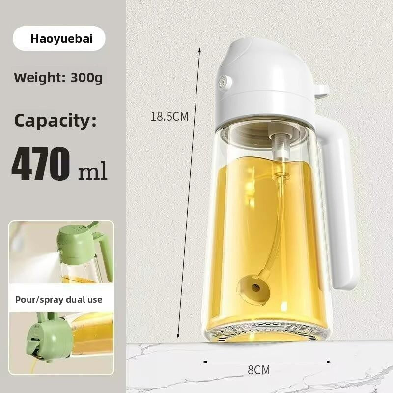 Glass Oil Spray and Pour Bottle