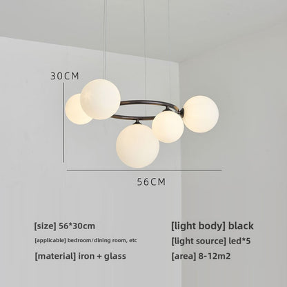 Glass pendant lamp
