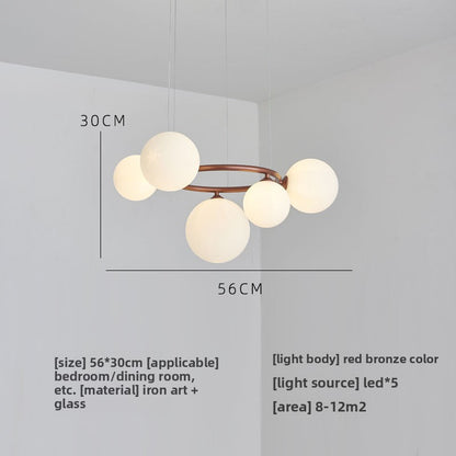 Glass pendant lamp