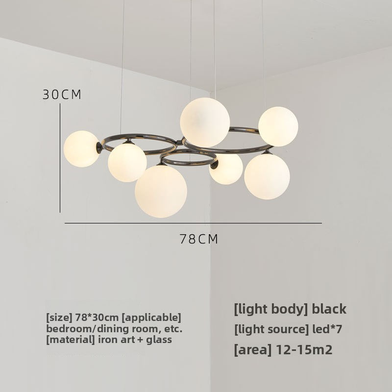 Glass pendant lamp