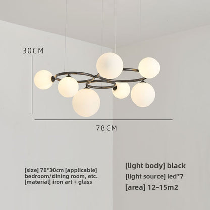 Glass pendant lamp